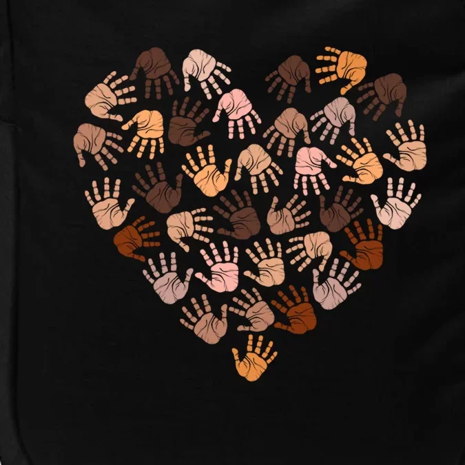 Melanin Hands Heart Diversity Black Pride Gift Impact Tech Backpack