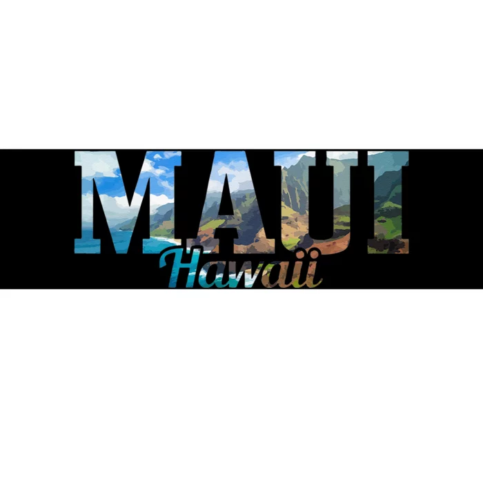 Maui Hawaii Hawaiian Islands Surf Surfing Surfer Gift Bumper Sticker