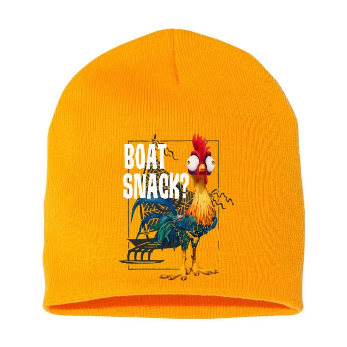 Moana Hei Hei Boat Snack Vintage Style Poster Short Acrylic Beanie