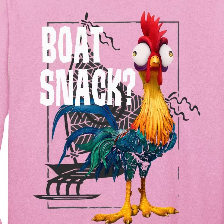 Moana Hei Hei Boat Snack Vintage Style Poster Long Sleeve Shirt