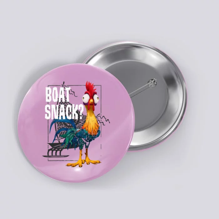 Moana Hei Hei Boat Snack Vintage Style Poster Button