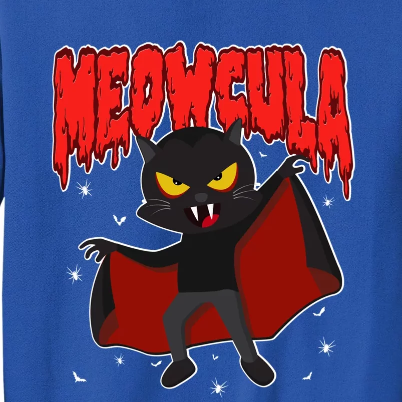 Meowcula Halloween Horror Vampire Cute Dracula Cat Gift Sweatshirt