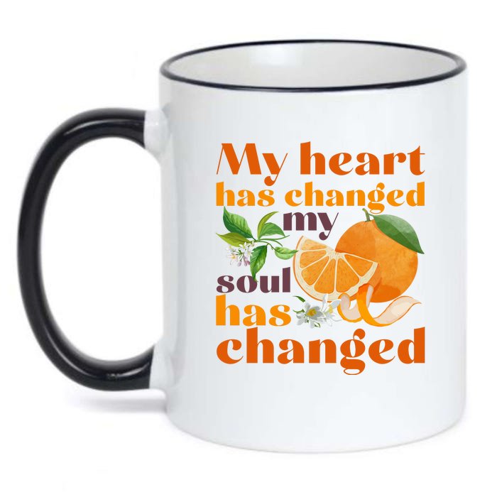 My Heart Has Changed My Soul Has Changed Front & Back Front & Back Black Color Changing Mug