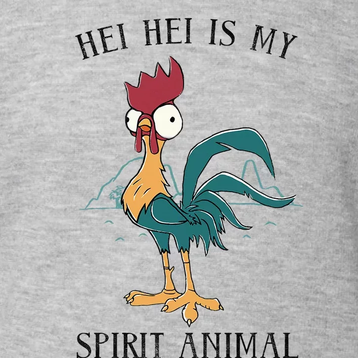 Moana Hei Hei Is My Spirit Animal Portrait Toddler Sweatshirt