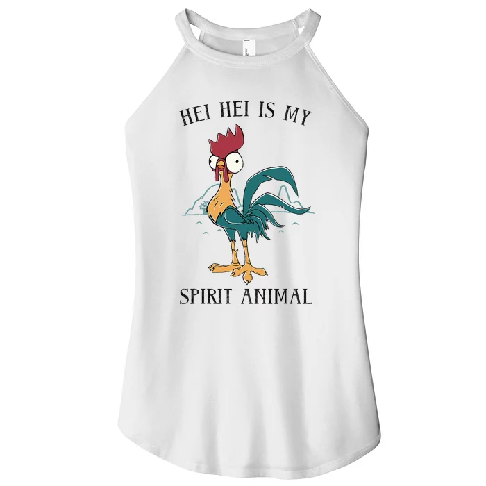 Moana Hei Hei Is My Spirit Animal Portrait Women’s Perfect Tri Rocker Tank