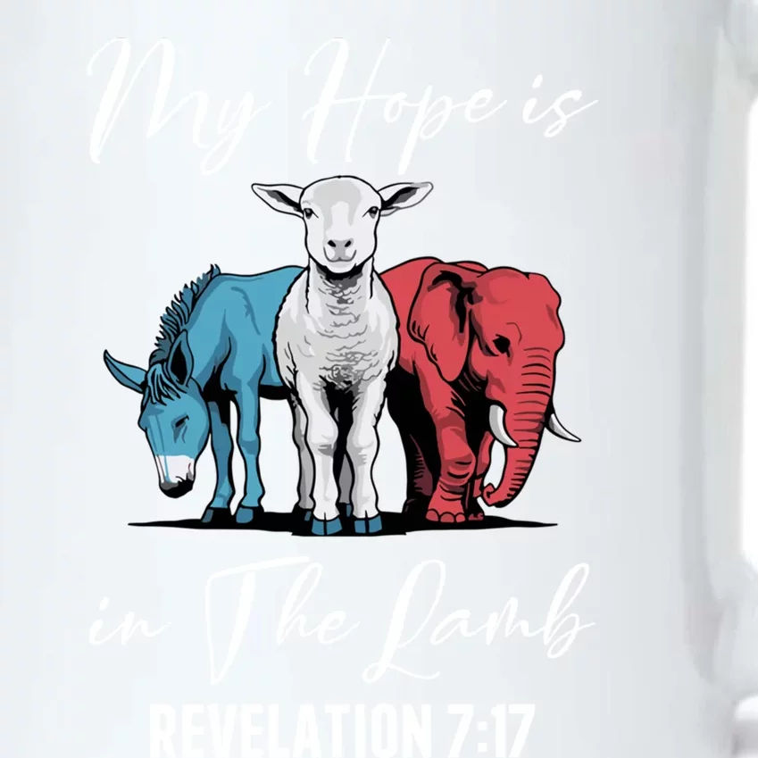 My Hope Is In The Lamb Christian Stand With Christ Gift Black Color Changing Mug