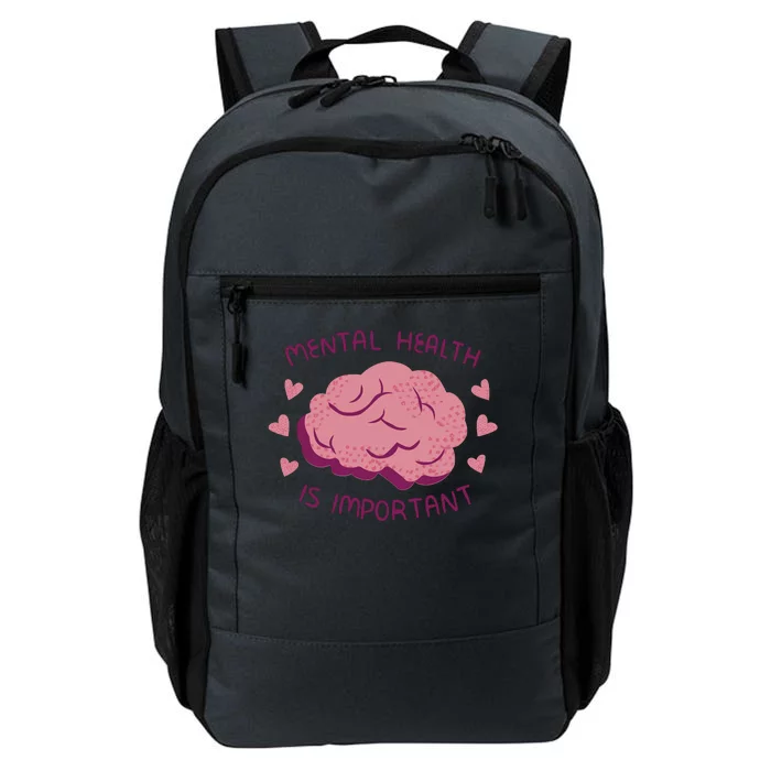 Mental Health Is Important Brain Daily Commute Backpack