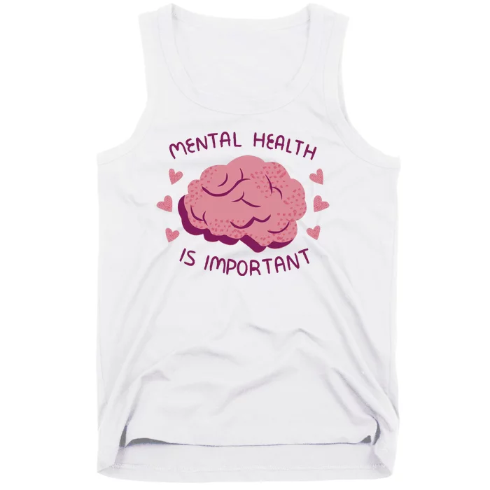 Mental Health Is Important Brain Tank Top