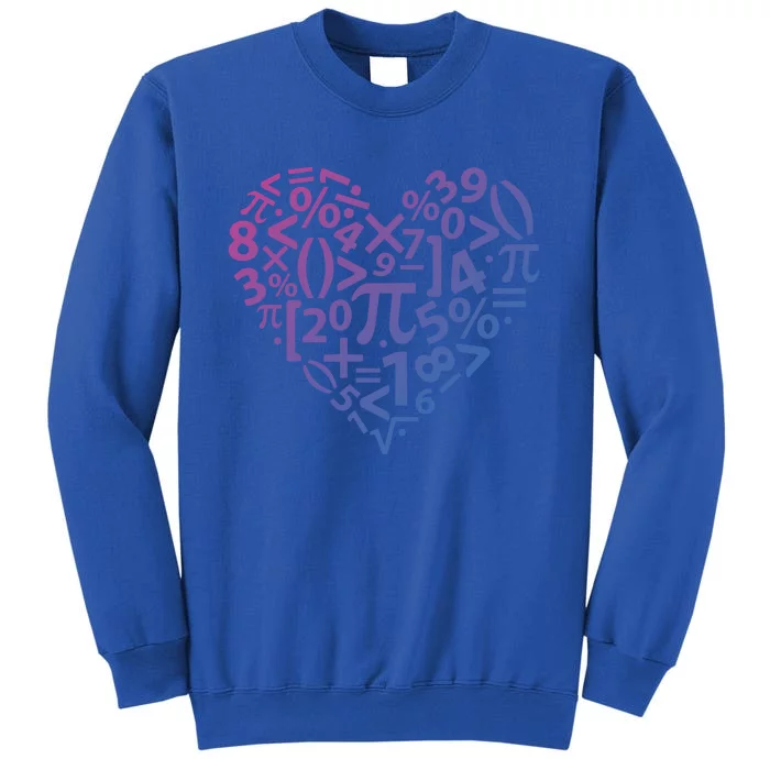 Math Heart I Love Math Math Lovers Gift Math Teacher Gift Sweatshirt