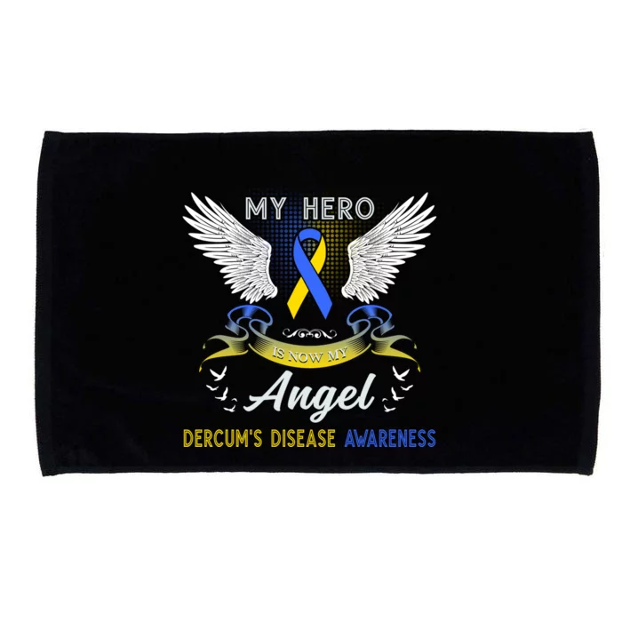 My Hero Is Now My Angel Dercum's Disease Awareness Month Cute Gift Microfiber Hand Towel