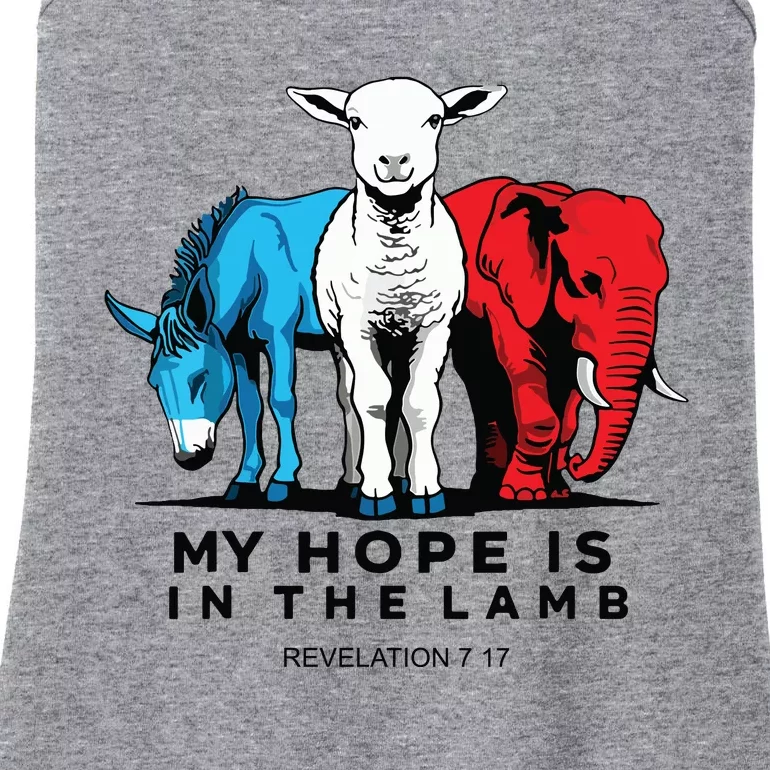 My Hope Is In The Lamb Ladies Essential Tank