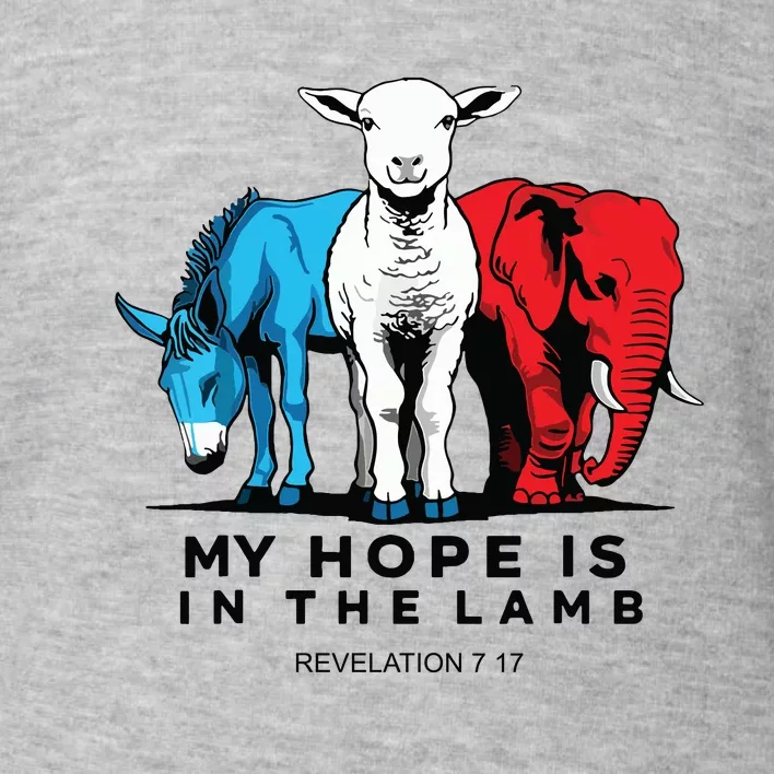 My Hope Is In The Lamb Toddler Sweatshirt