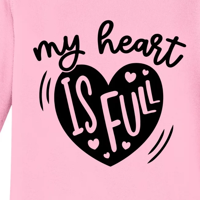 My Heart Is Full Baby Long Sleeve Bodysuit