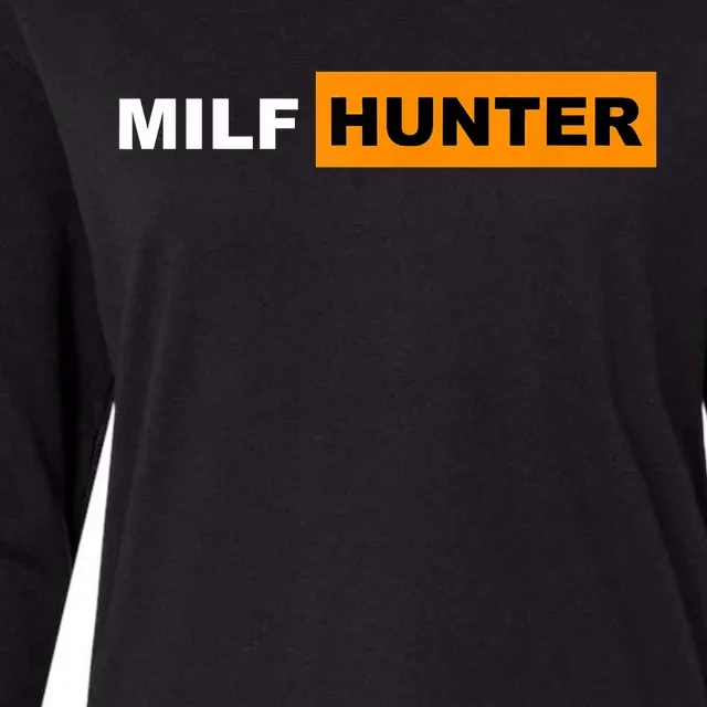 MILF Hunter I Love Milfs MILF's Hot Mom Hunter Lover Gift Womens Cotton Relaxed Long Sleeve T-Shirt