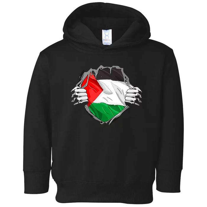 My Heart Is Always With Palestine . Toddler Hoodie