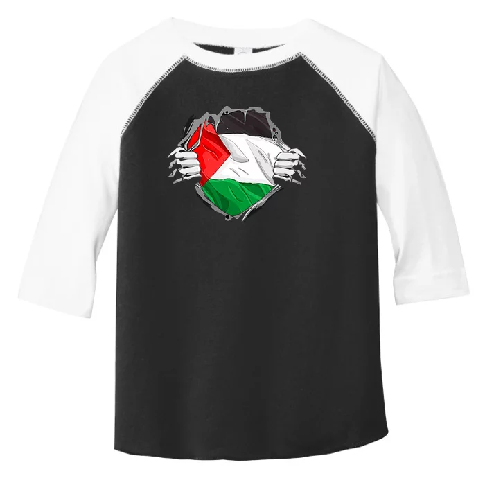 My Heart Is Always With Palestine . Toddler Fine Jersey T-Shirt