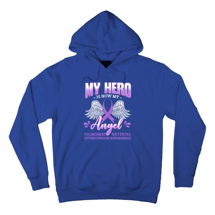 My Hero Is Now My Angel Pulmonary Hypertension Awareness Gift Tall Hoodie