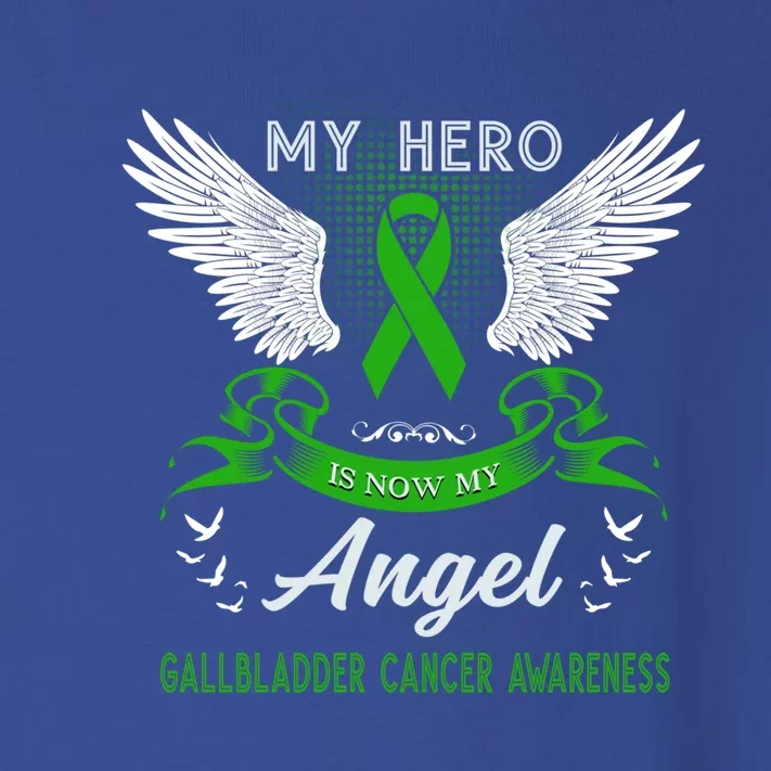 My Hero Is Now My Angel Gallbladder Cancer Awareness Month Gift Toddler Long Sleeve Shirt