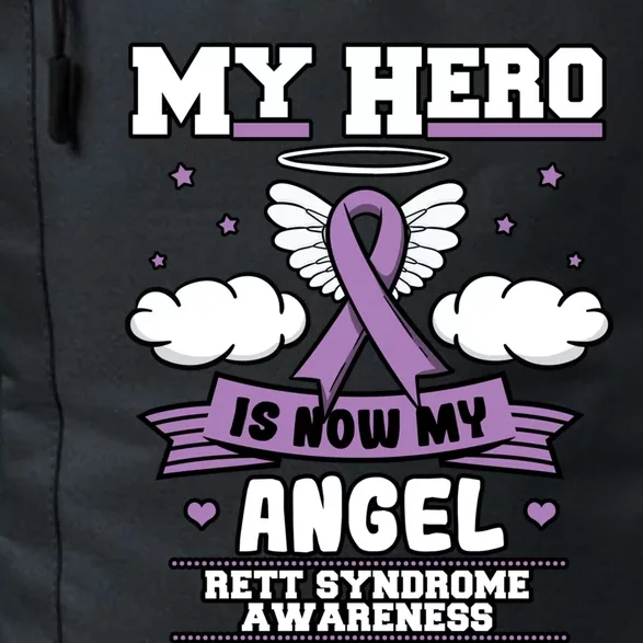 My Hero Is Now My Angel Rett Syndrome Awareness Support Cool Gift Daily Commute Backpack