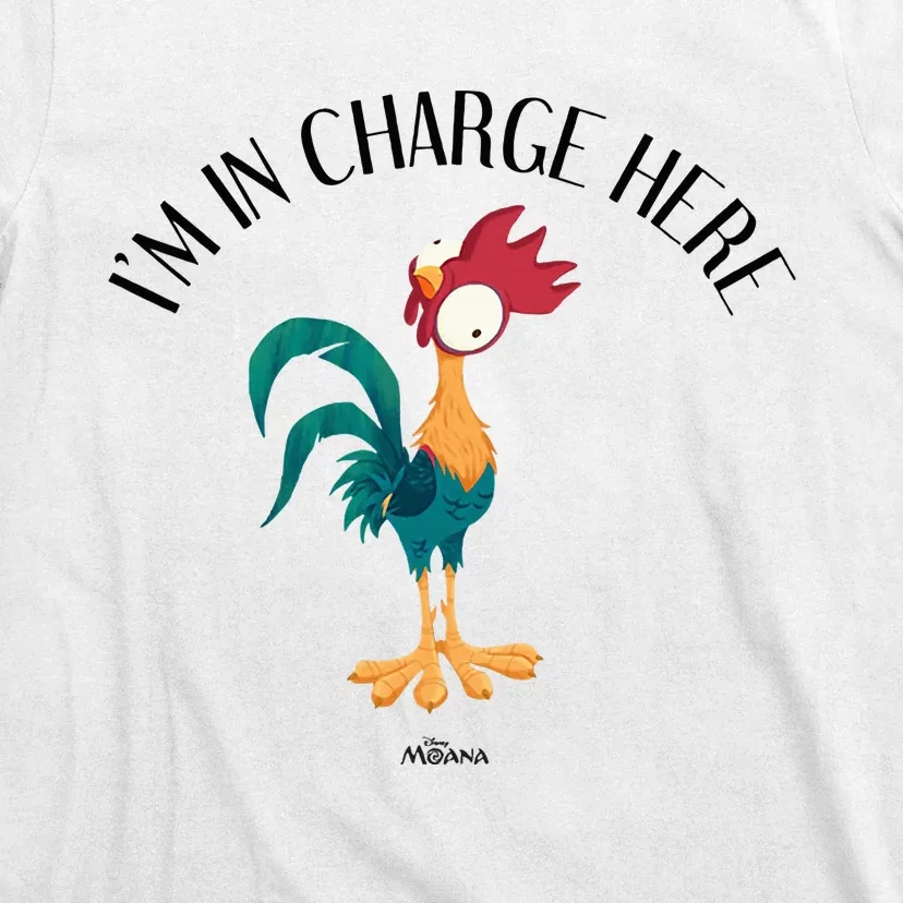 Moana Heihei Im In Charge Here Portrait T-Shirt