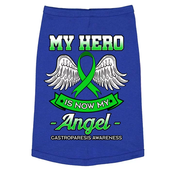 My Hero Is Now My Angel Gastroparesis Awareness Supporter Funny Gift Doggie Tank