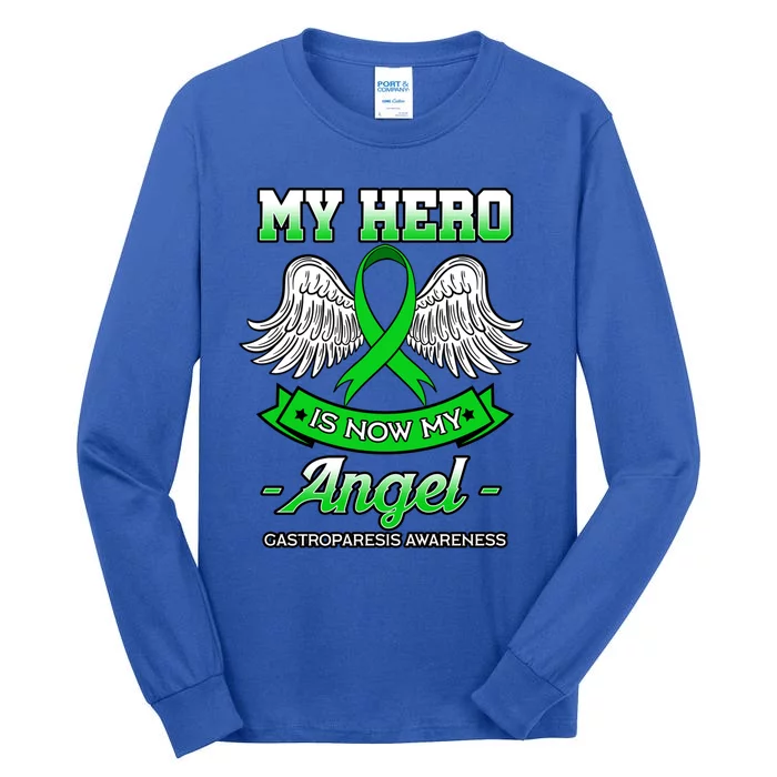 My Hero Is Now My Angel Gastroparesis Awareness Supporter Funny Gift Tall Long Sleeve T-Shirt