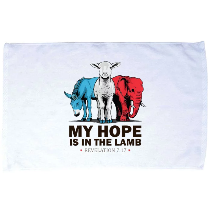 My Hope Is In The Lamb Microfiber Hand Towel