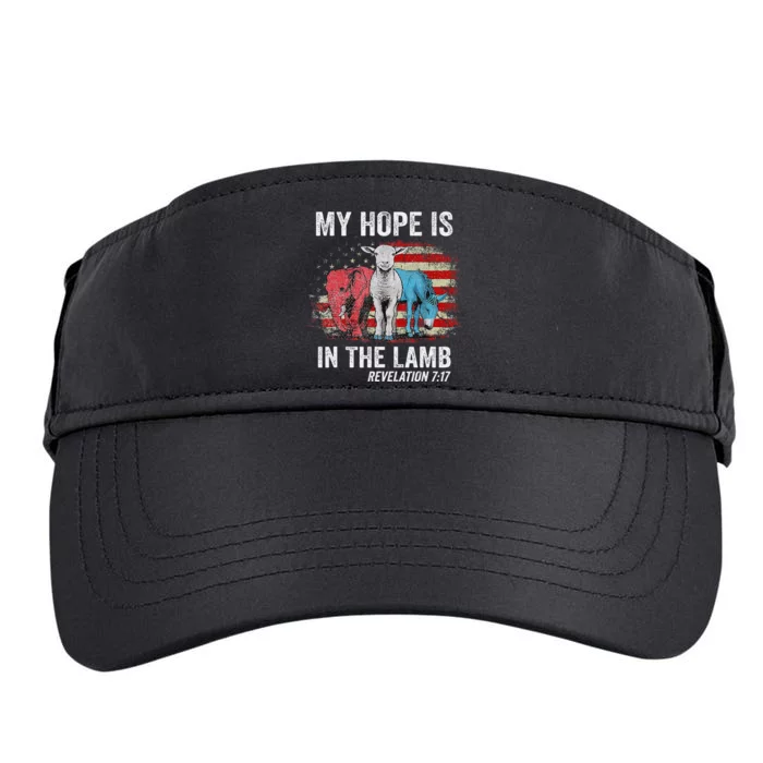 My Hope Is In The Lamb Adult Drive Performance Visor