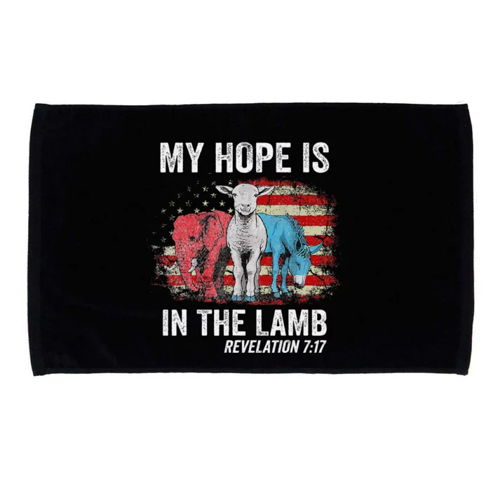 My Hope Is In The Lamb Microfiber Hand Towel