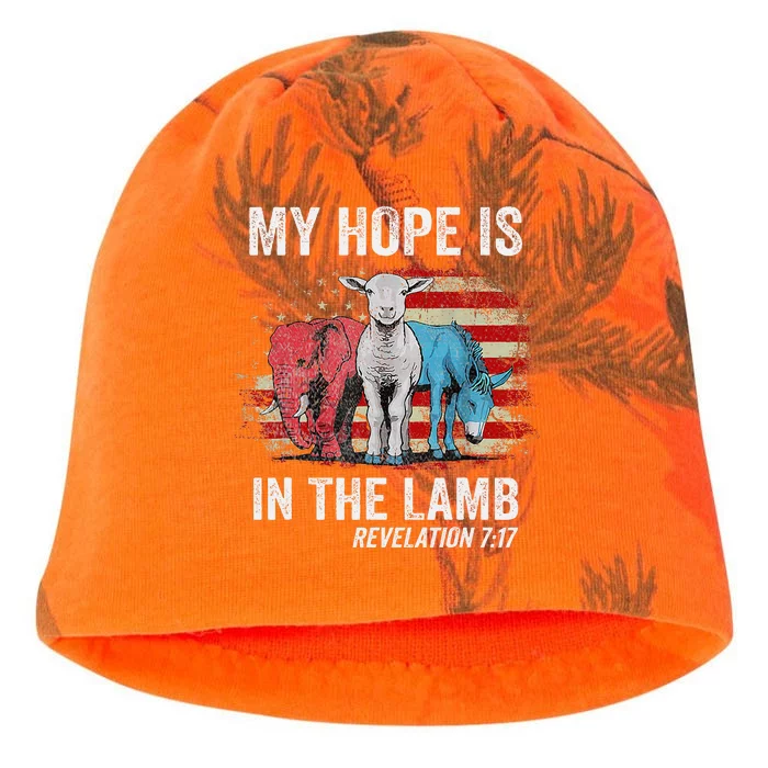 My Hope Is In The Lamb Kati - Camo Knit Beanie