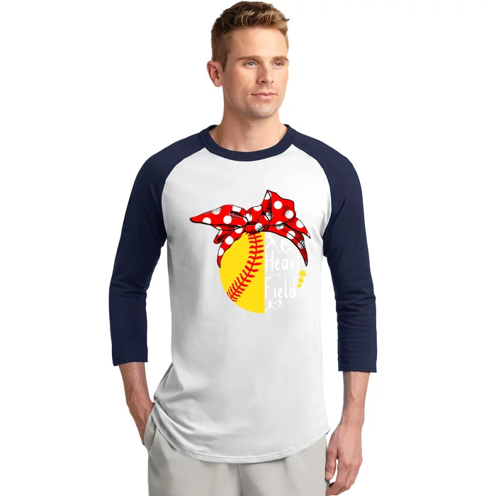 My Heart Is On That Field Tee Baseball Softball Mama Gift Baseball Sleeve Shirt