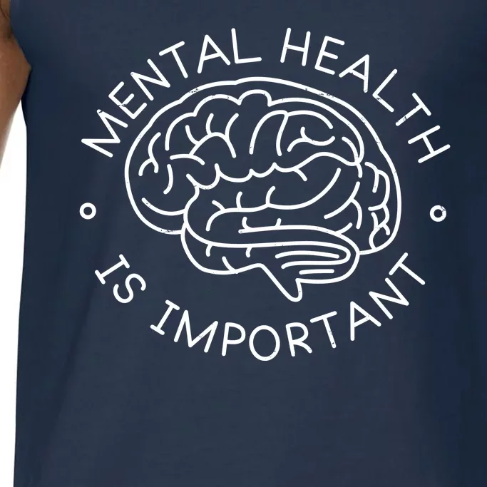 Mental Health Is Important Brain Comfort Colors® Tank Top