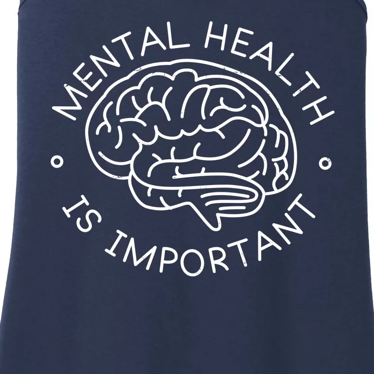 Mental Health Is Important Brain Ladies Essential Tank