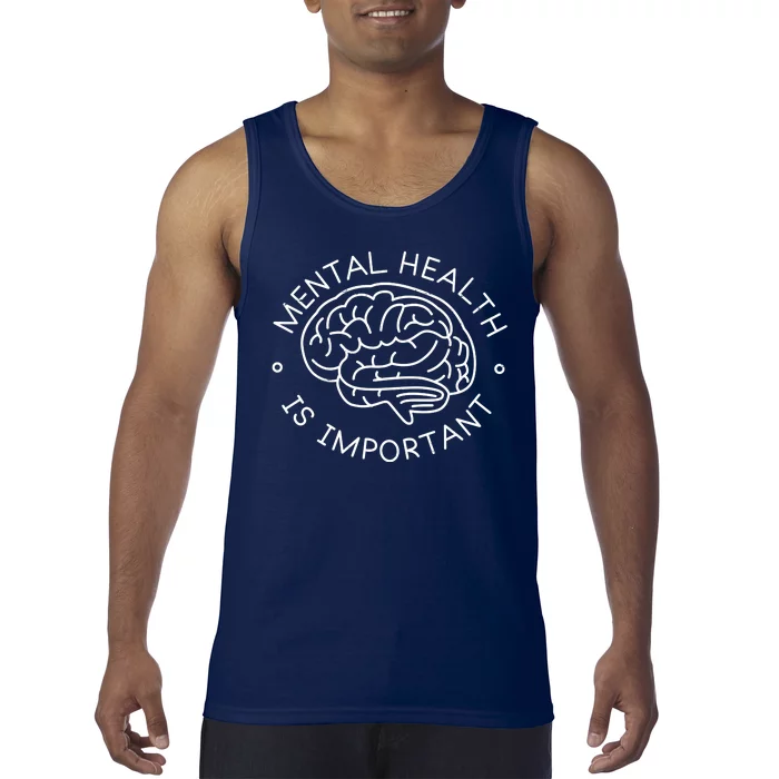 Mental Health Is Important Brain Tank Top