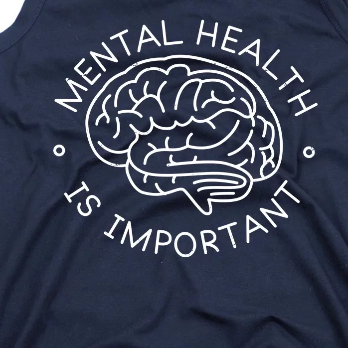 Mental Health Is Important Brain Tank Top