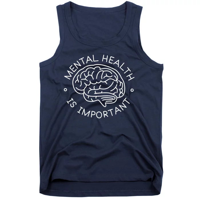 Mental Health Is Important Brain Tank Top