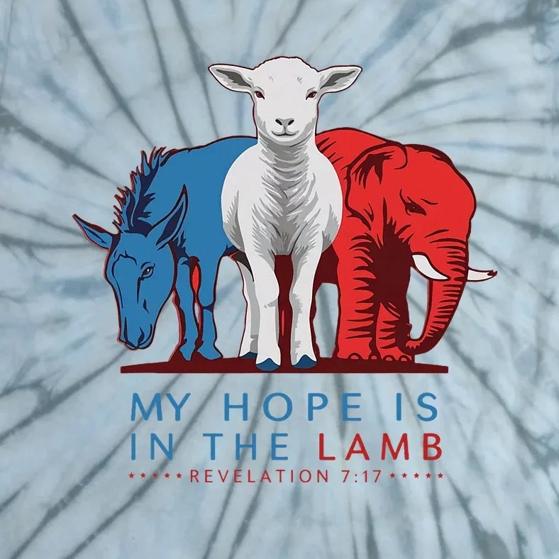 My Hope Is In The Lamb Christian Political Jesus 2024 Tie-Dye T-Shirt