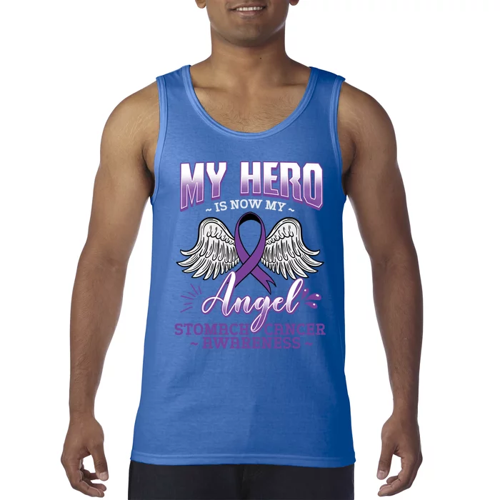 My Hero Is Now My Angel Stomach Cancer Carcinoma Gift Idea Gift Tank Top