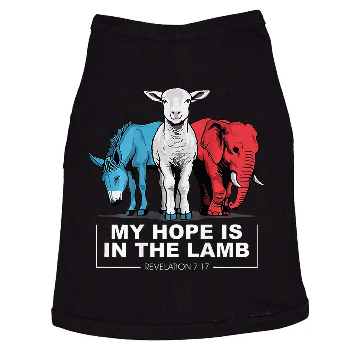 My Hope Is In The Lamb Doggie Tank