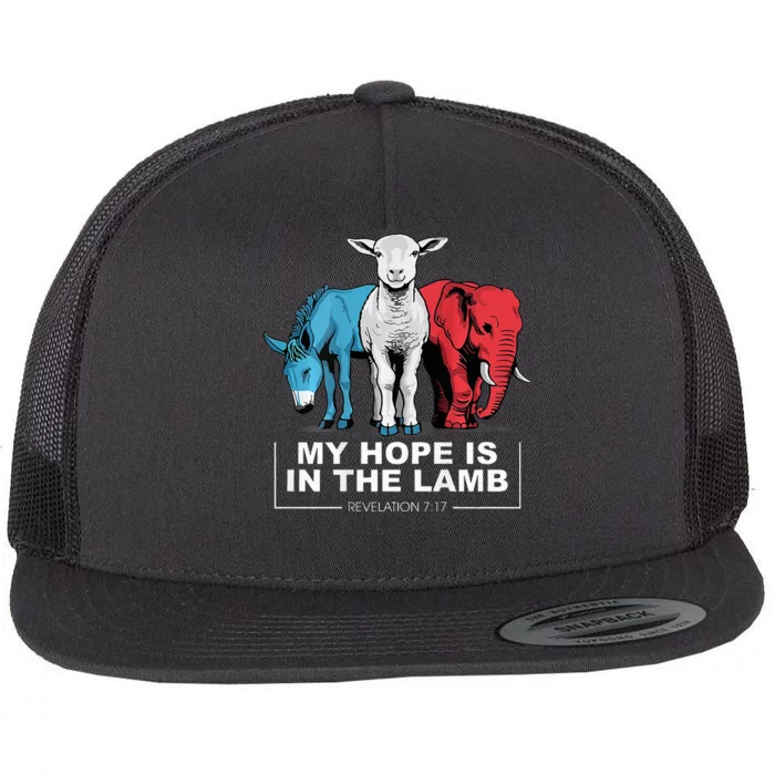 My Hope Is In The Lamb Flat Bill Trucker Hat