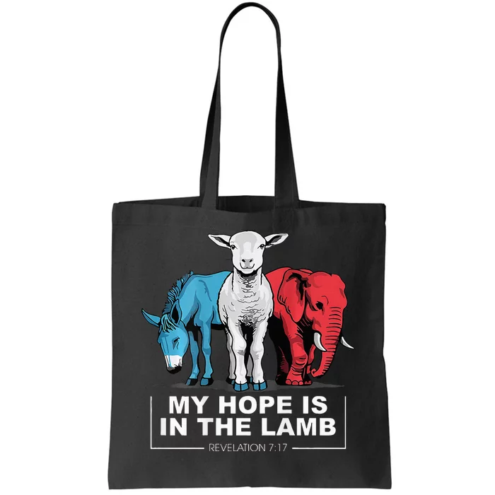 My Hope Is In The Lamb Tote Bag