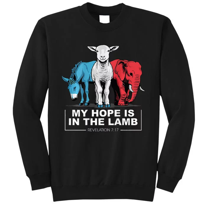 My Hope Is In The Lamb Tall Sweatshirt