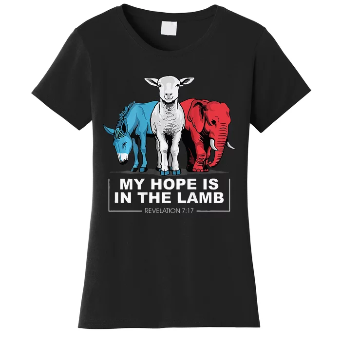 My Hope Is In The Lamb Women's T-Shirt