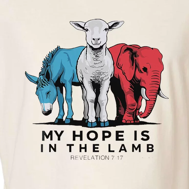 My Hope Is In The Lamb Garment-Dyed Women's Muscle Tee