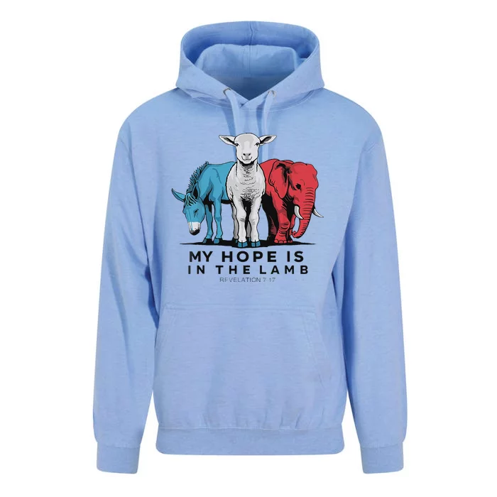 My Hope Is In The Lamb Unisex Surf Hoodie