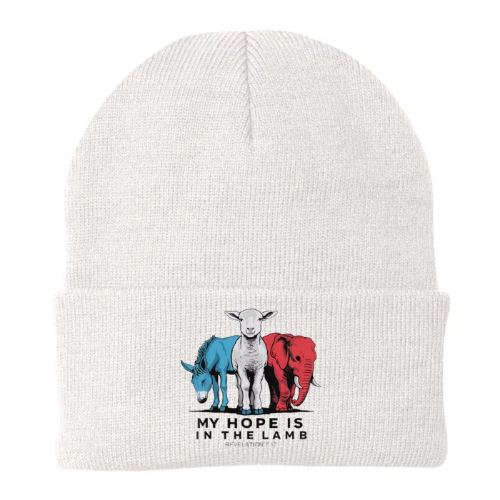 My Hope Is In The Lamb Knit Cap Winter Beanie