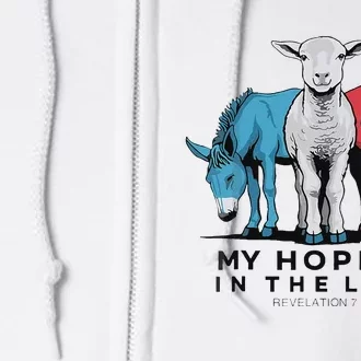 My Hope Is In The Lamb Full Zip Hoodie