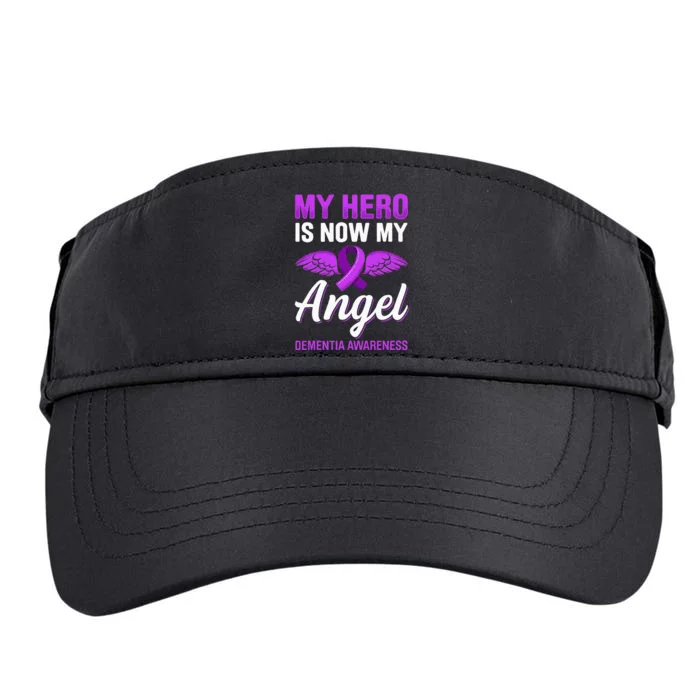 My Hero Is Now My Angel Dementia Awareness Alzheimer Adult Drive Performance Visor