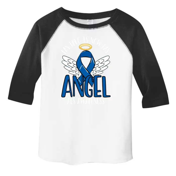 My Hero Is Now My Angel Als Awareness Month Gift Toddler Fine Jersey T-Shirt