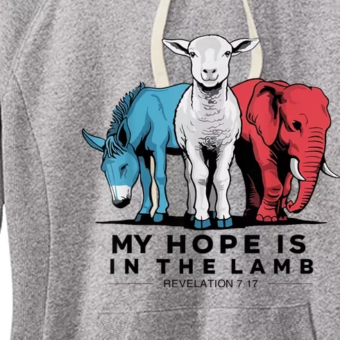 My Hope Is In The Lamb Women's Fleece Hoodie